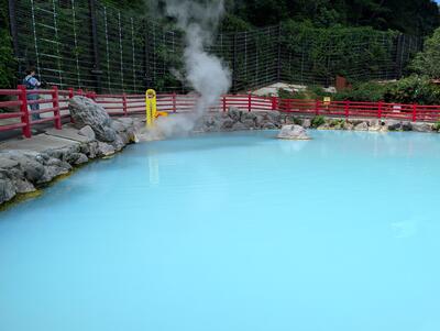 Hot spring at Kamado Jigoku